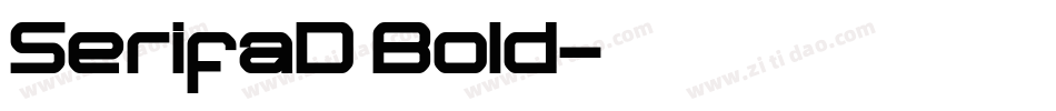 SerifaD Bold字体转换